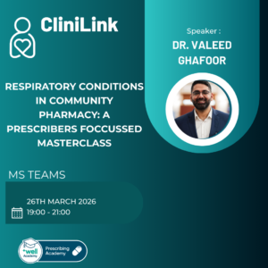 Respiratory Conditions In Community Pharmacy: A Prescribers Focussed Masterclass