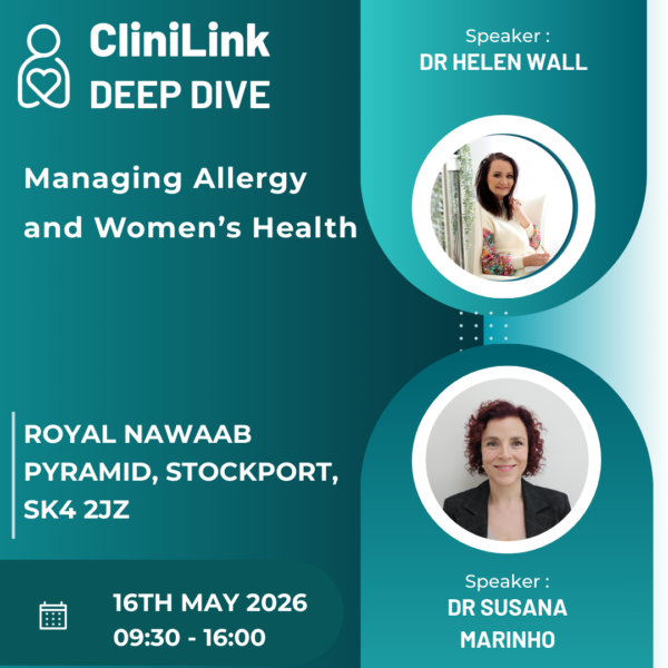 Deep Dive- Managing Allergy & Women's Health (Manchester)