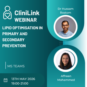 Lipid Optimisation in Primary and Secondary Prevention ( SW Virtual)