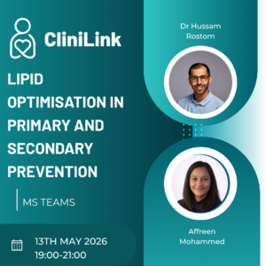 Lipid Optimisation in Primary and Secondary Prevention ( SW Virtual)
